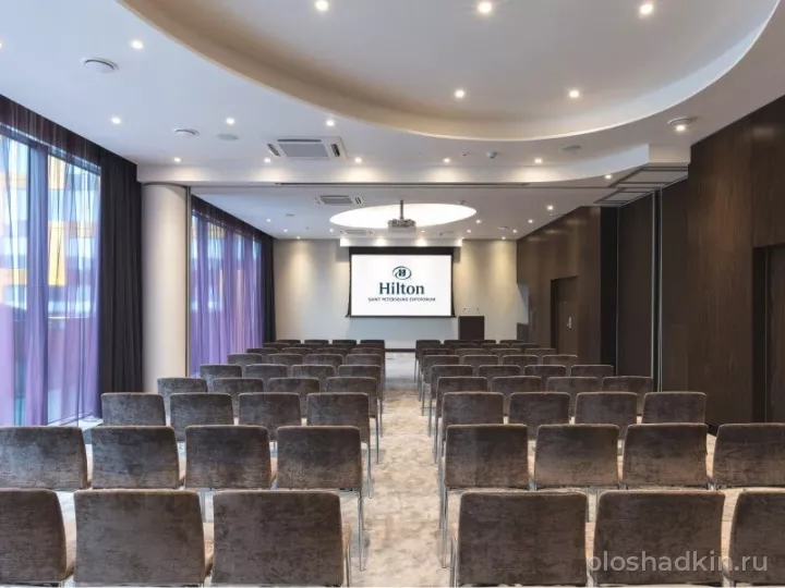 Hilton St. Petersburg ExpoForum — Конференц-зал 1+2 — конференц-зал в Санкт-Петербурге