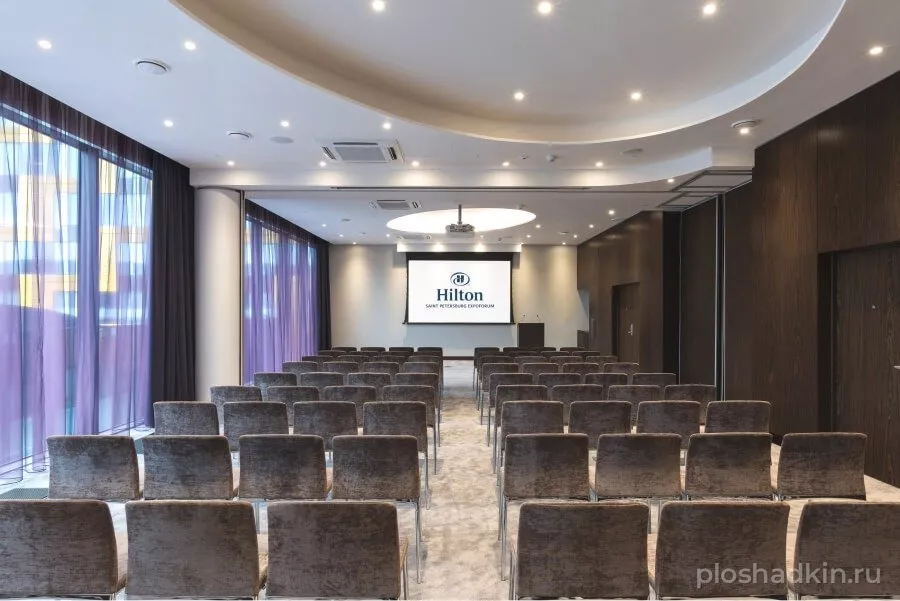 Hilton St. Petersburg ExpoForum — Конференц-зал 1+2 — конференц-зал в Санкт-Петербурге