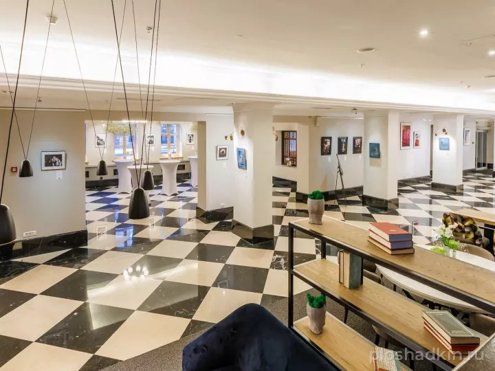 Vasilievsky Hotel — Ресторан, Арт-рум и Библиотека — зал в отеле в Санкт-Петербурге, фото 3
