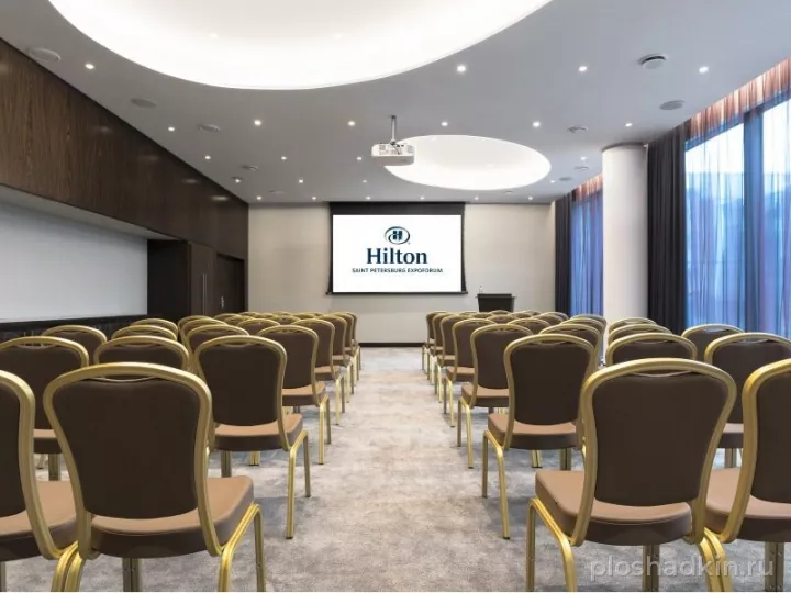 Hilton St. Petersburg ExpoForum — Конференц-зал 1+2 — конференц-зал в Санкт-Петербурге, фото 3