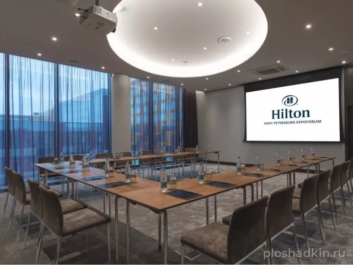 Hilton St. Petersburg ExpoForum — Конференц-зал 1+2 — конференц-зал в Санкт-Петербурге, фото 4