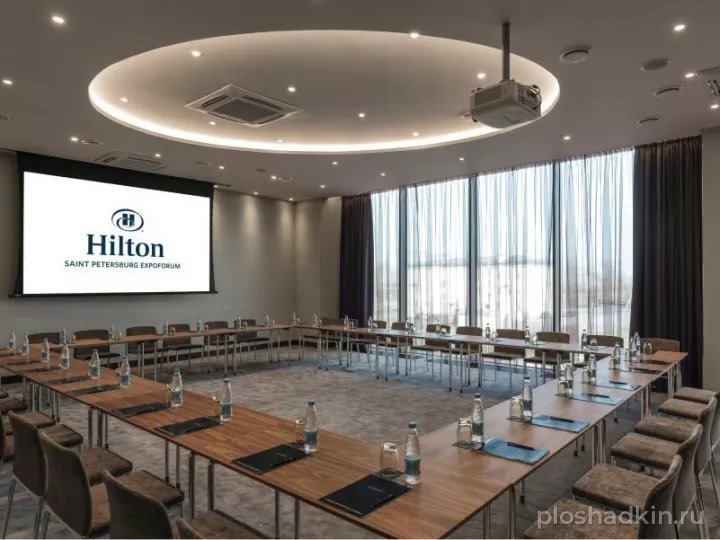 Hilton St. Petersburg ExpoForum — Конференц-зал 1+2 — конференц-зал в Санкт-Петербурге, фото 6